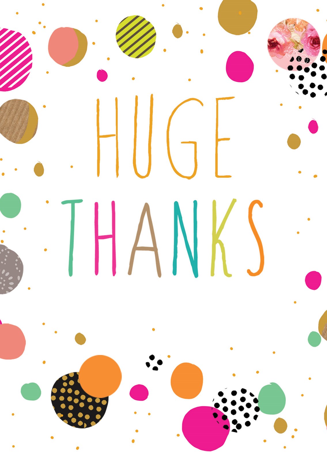 2741524 Huge Thanks Postcard