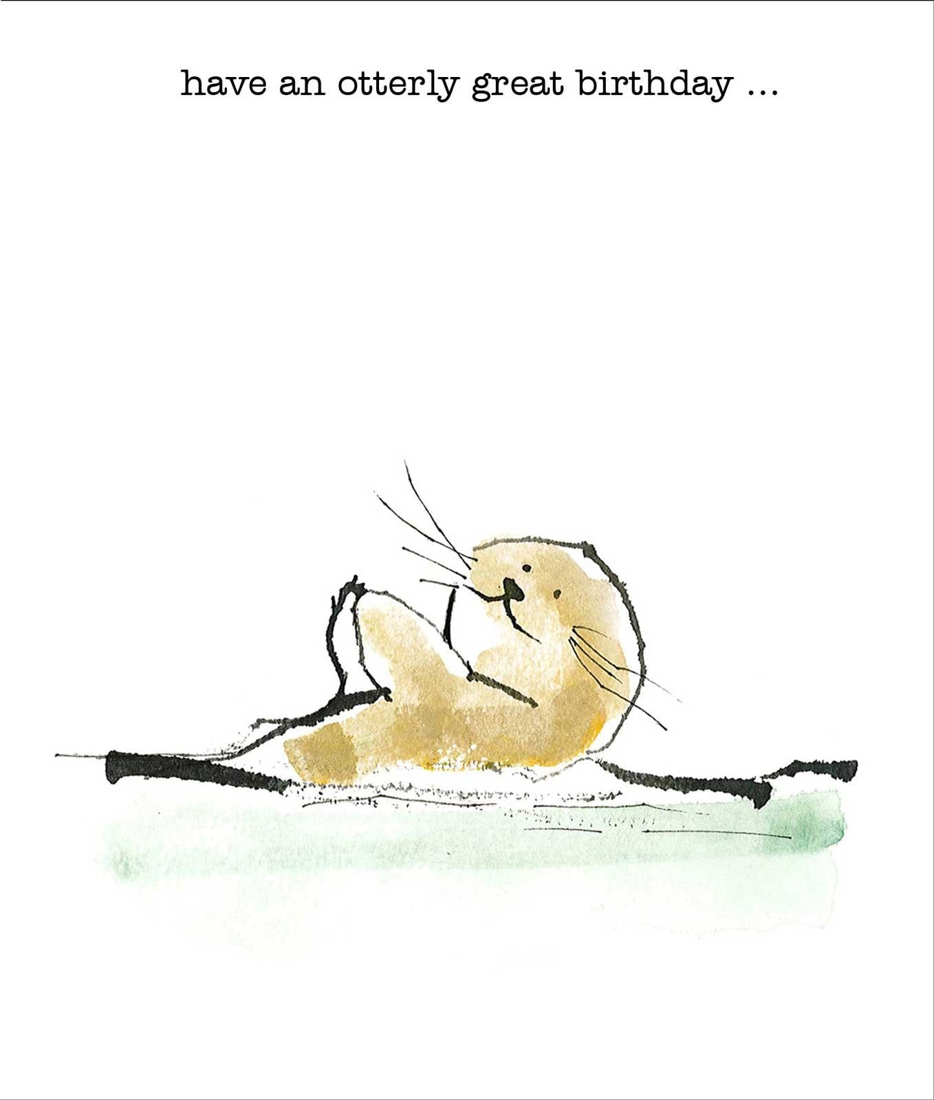 A505 Otterly Great Birthday