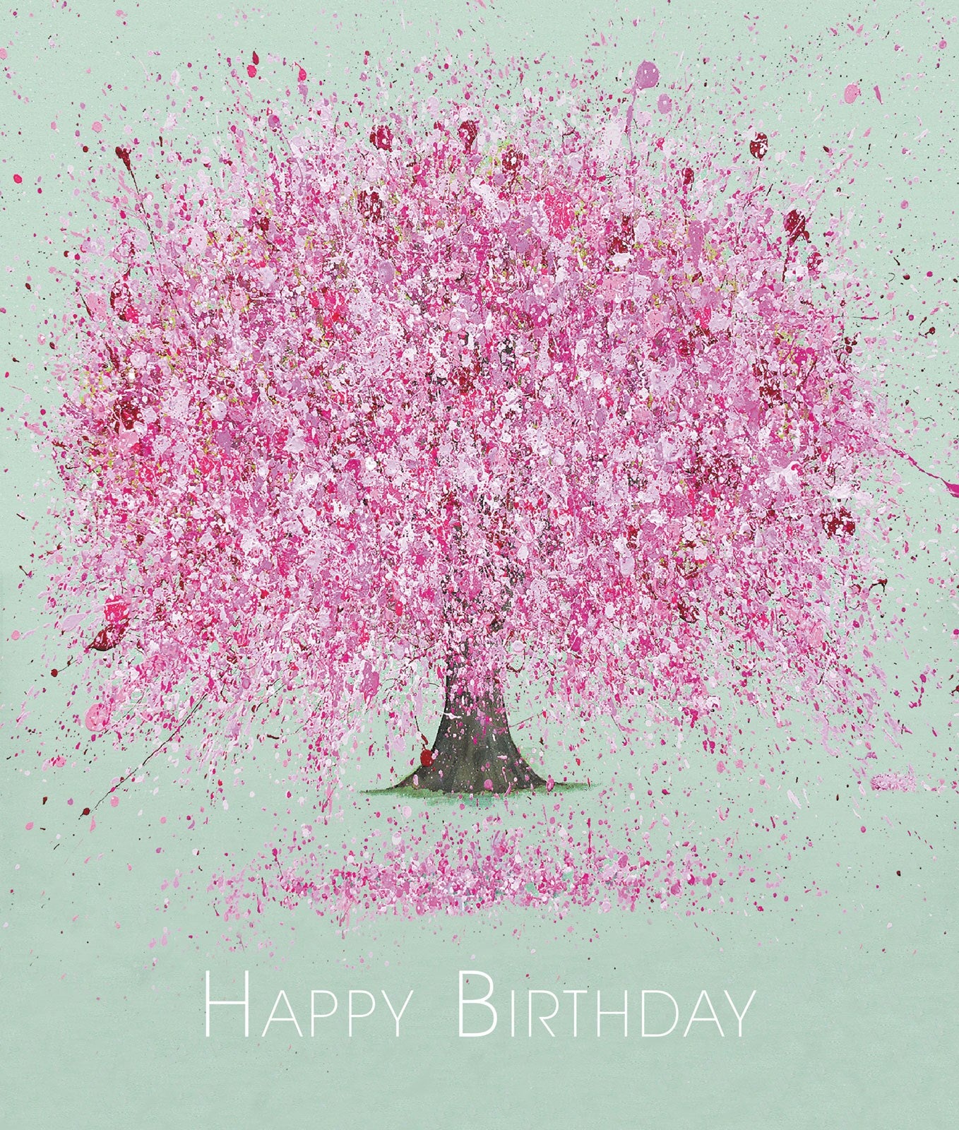 A571 Pink Birthday Tree