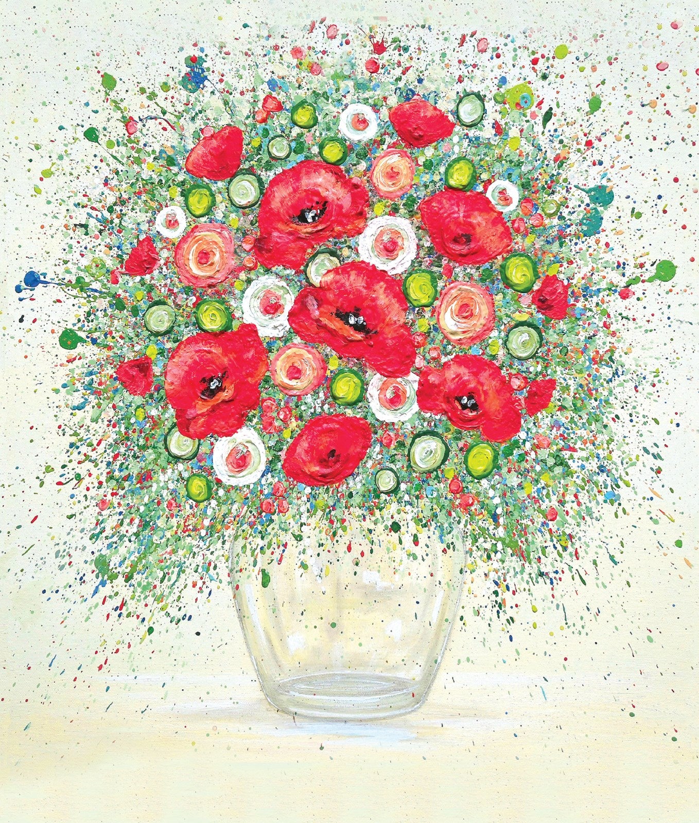 A589 Vase of Poppies