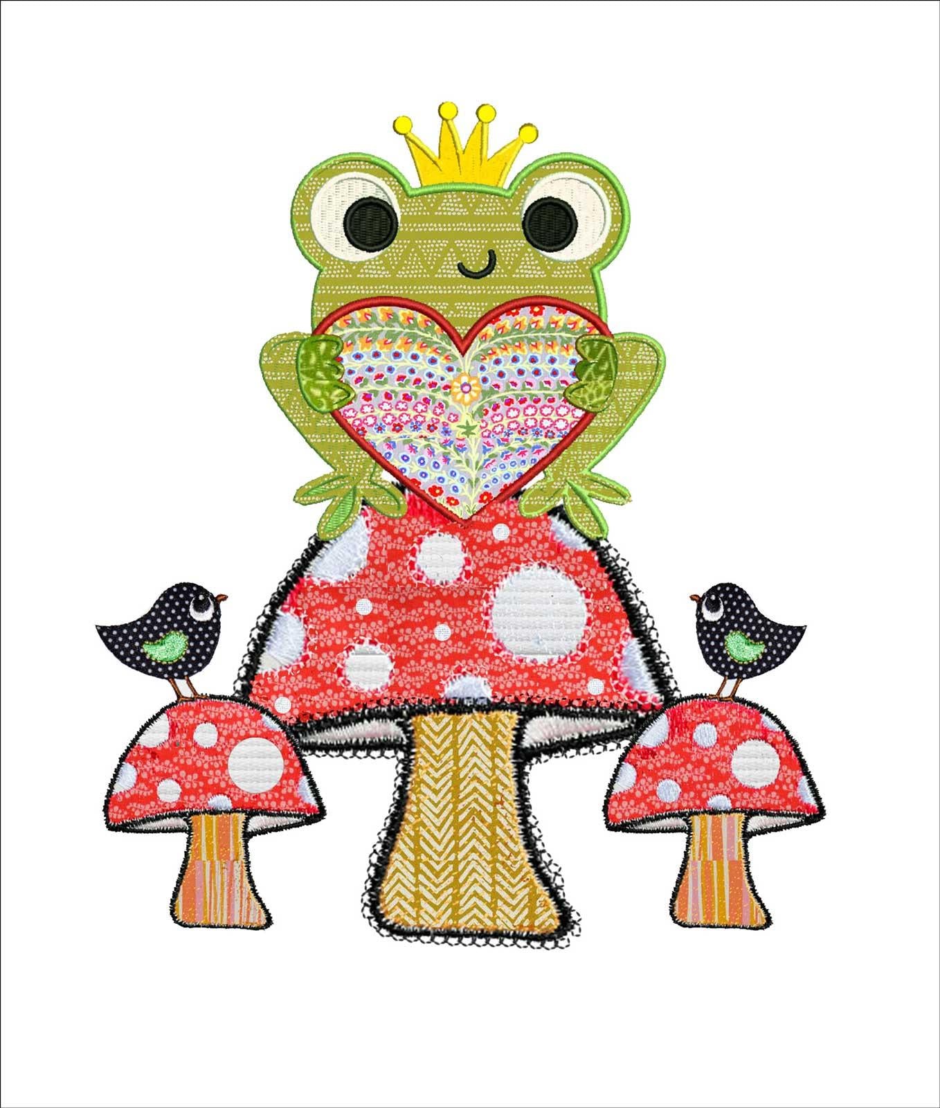 A655 Frog on a Toadstool