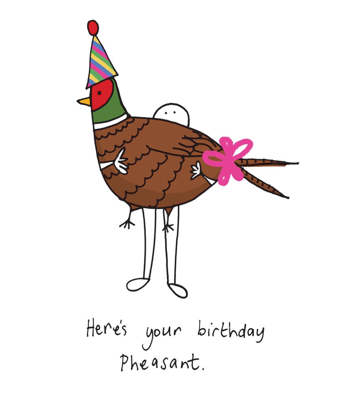 A838 Birthday Pheasant