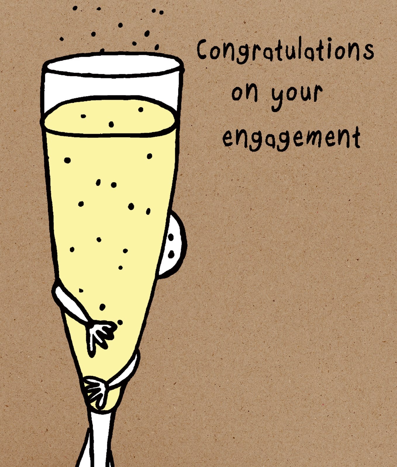 A864 Engagement champagne