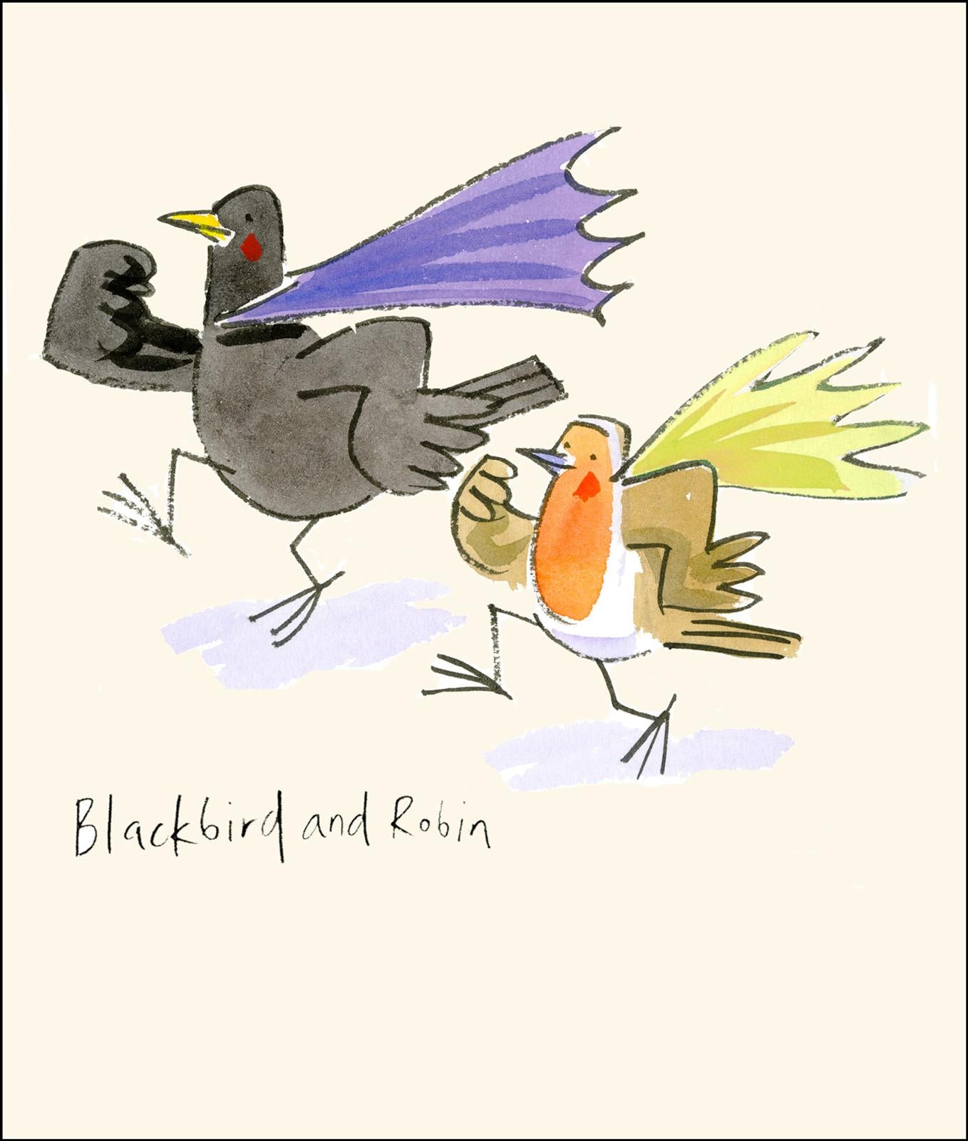 A920 Blackbird and Robin