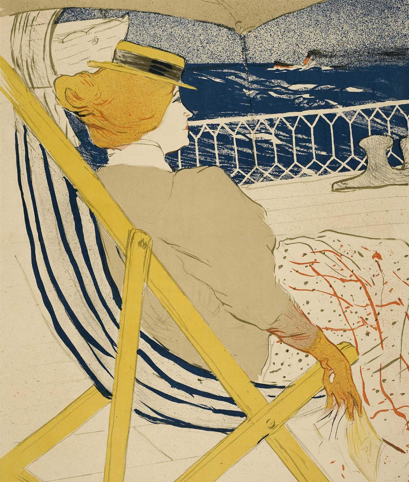 B102 La Passagere by Henri de Toulouse-Lautrec