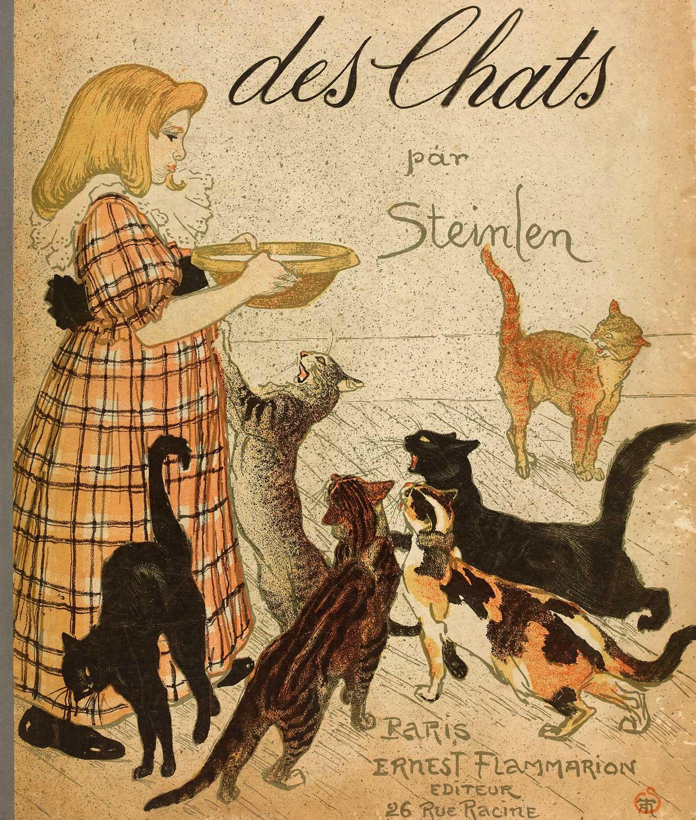 B111 Des Chats by Steinlen