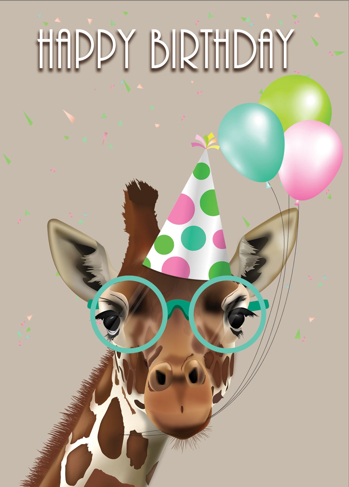 D306 Birthday Giraffe