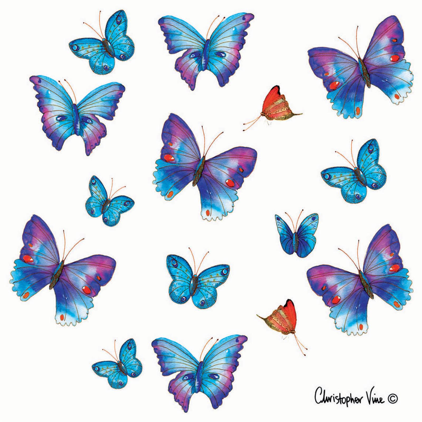 D432 Blue Butterflies