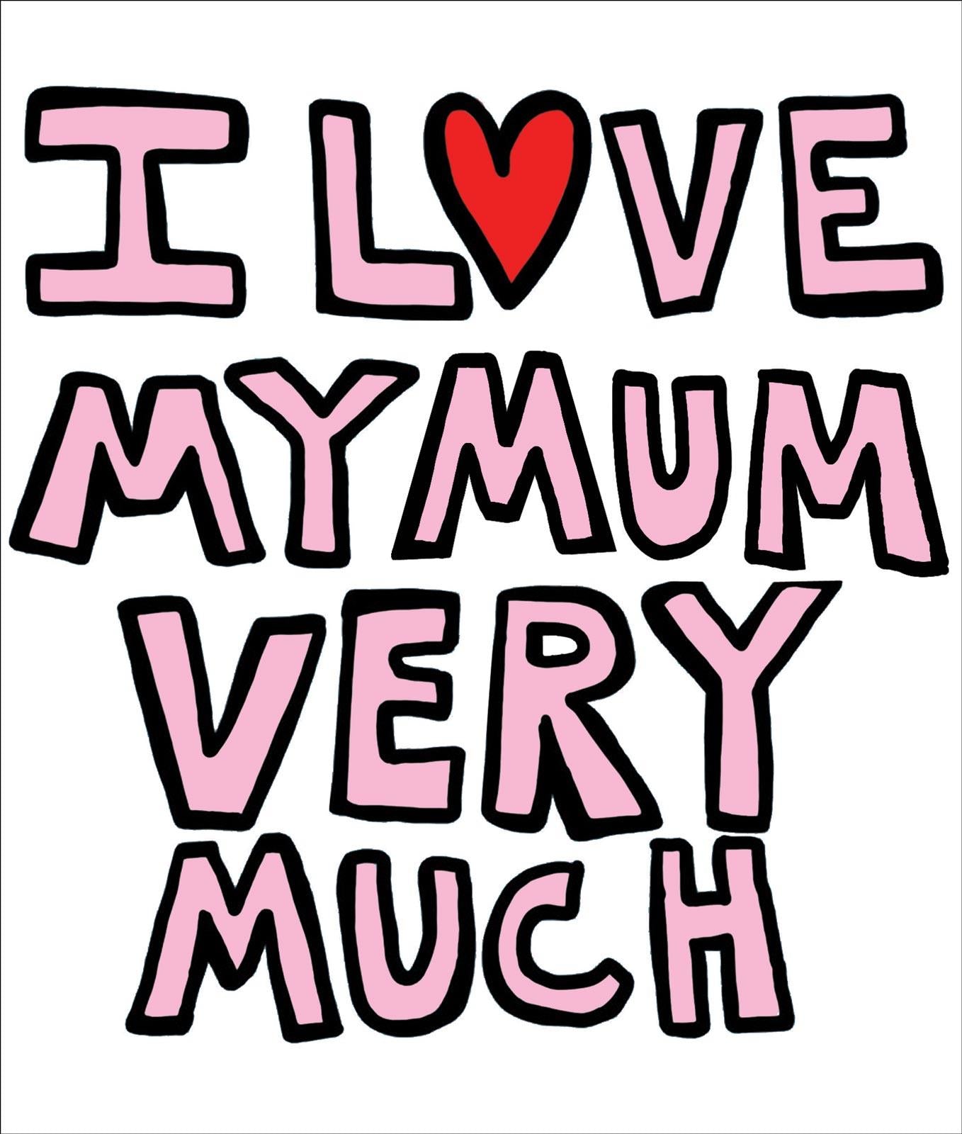 F013 I Love My Mum