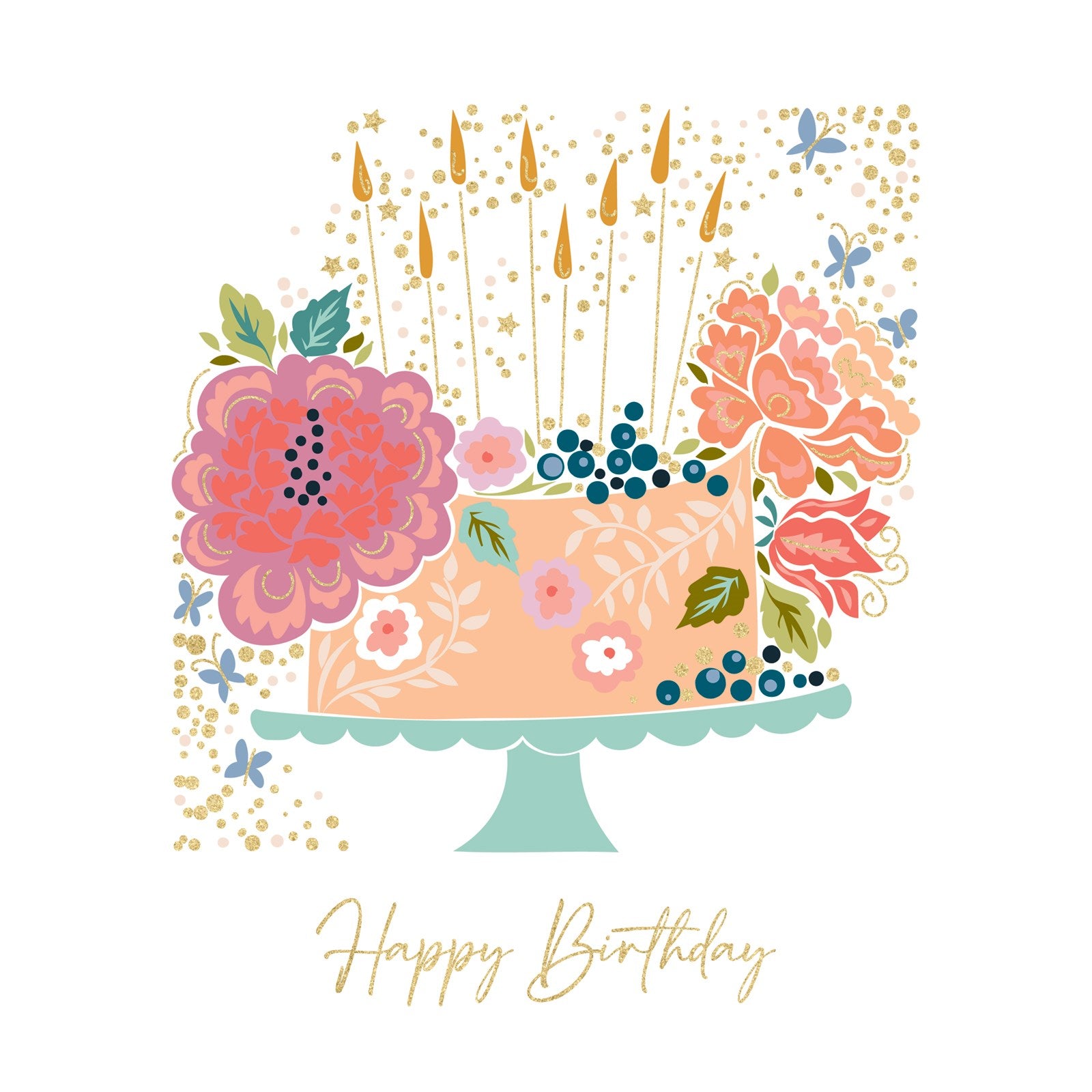 F215 Floral Cake