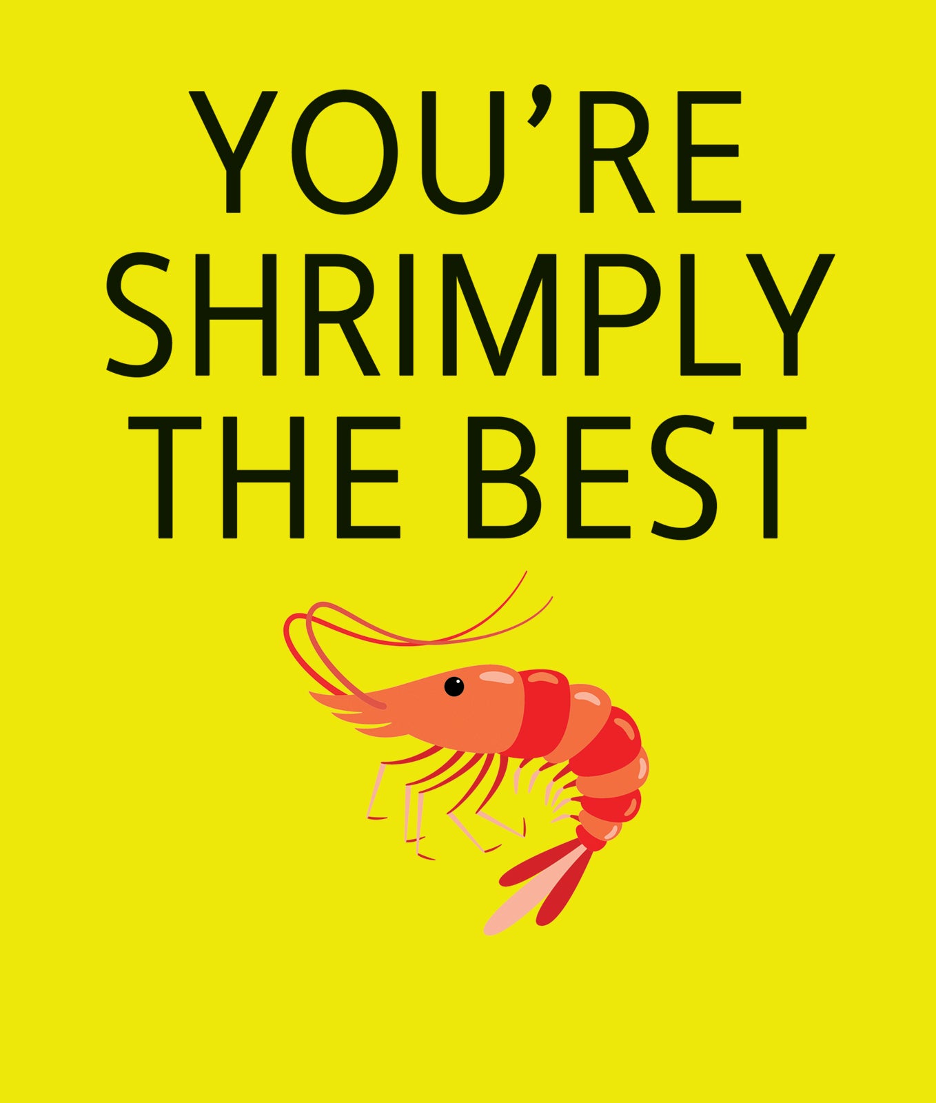 H001 You're Shrimply The Best