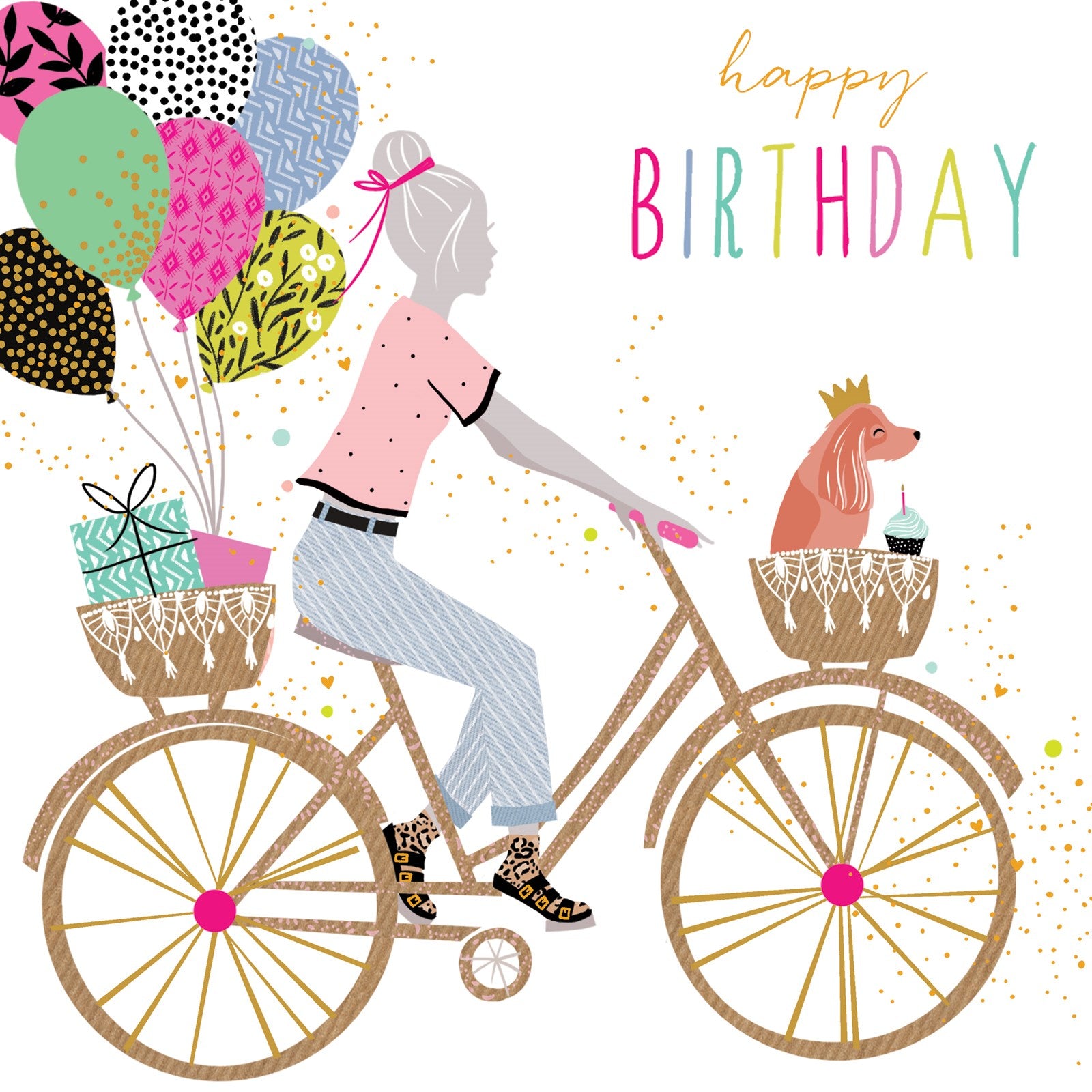 JB417 Happy Birthday Bicycle