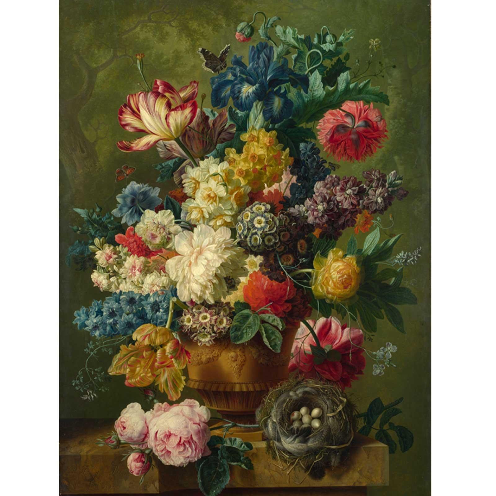 NG106 Flowers in a Vase by Van Brussel