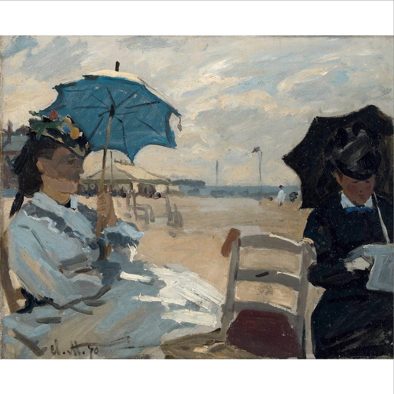 NG108 Beach at Trouveilles by Monet