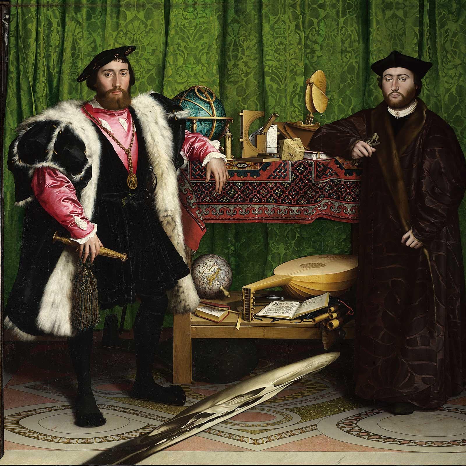 NG110 The Ambassadors By Holbein