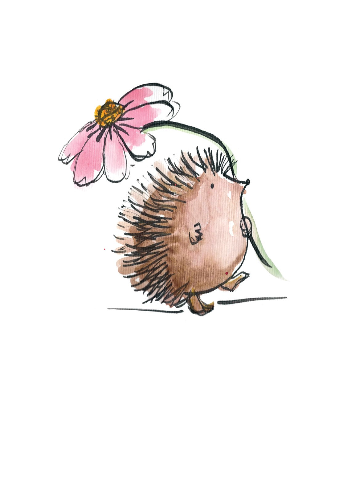 P361 Hedgehog with Flower