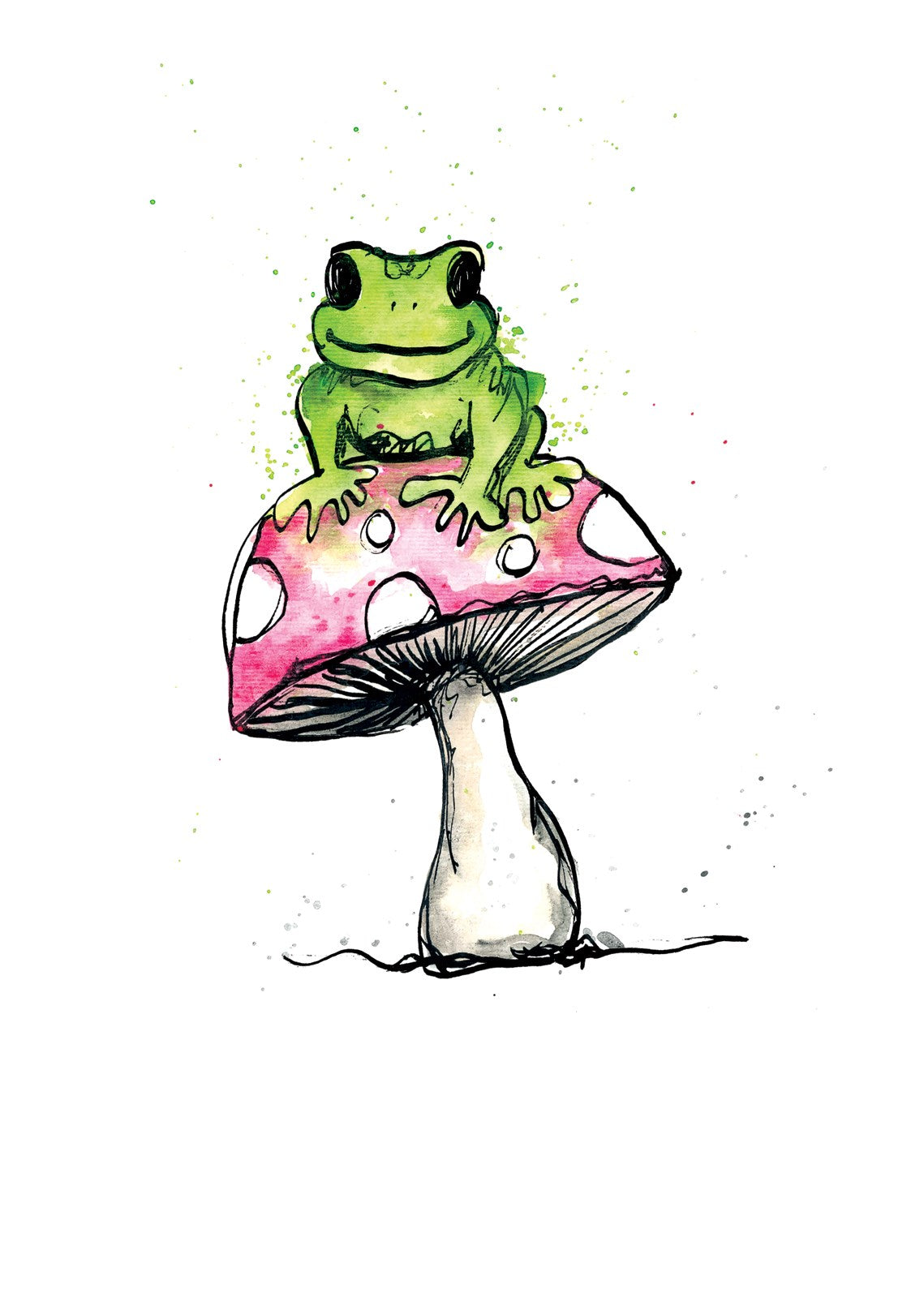 P366 Frog on a Toadstool