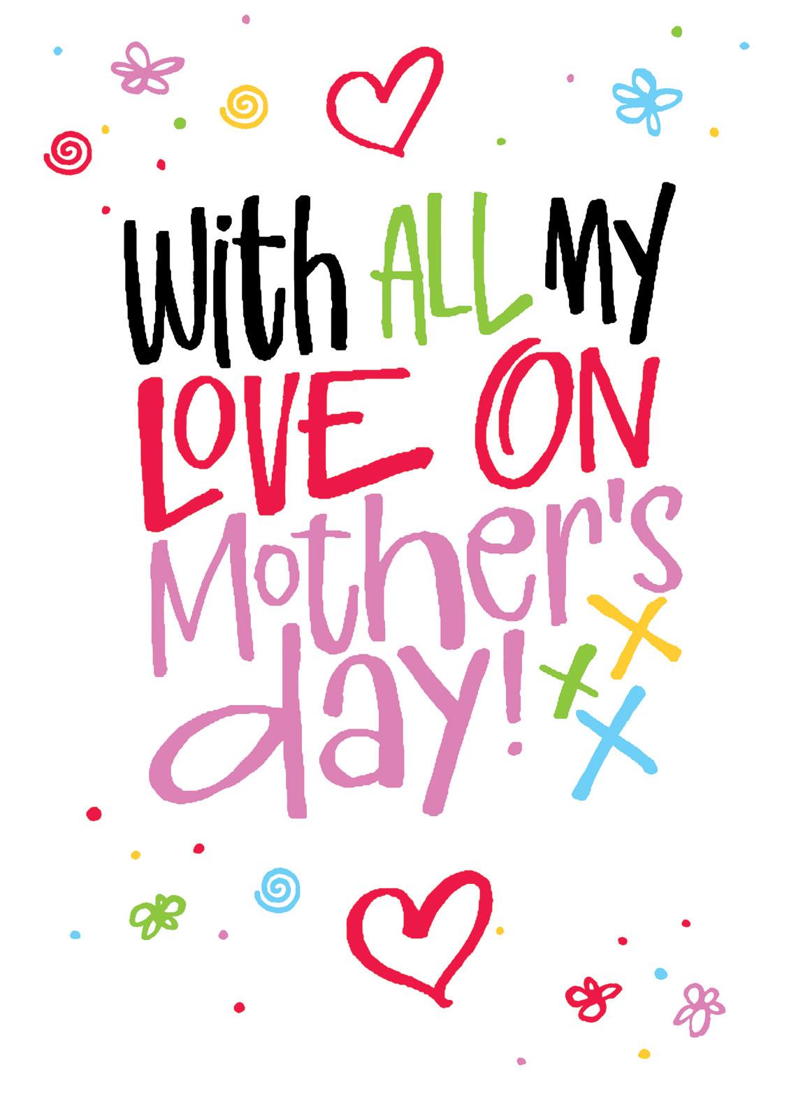 S116 All my love on Mother's Day