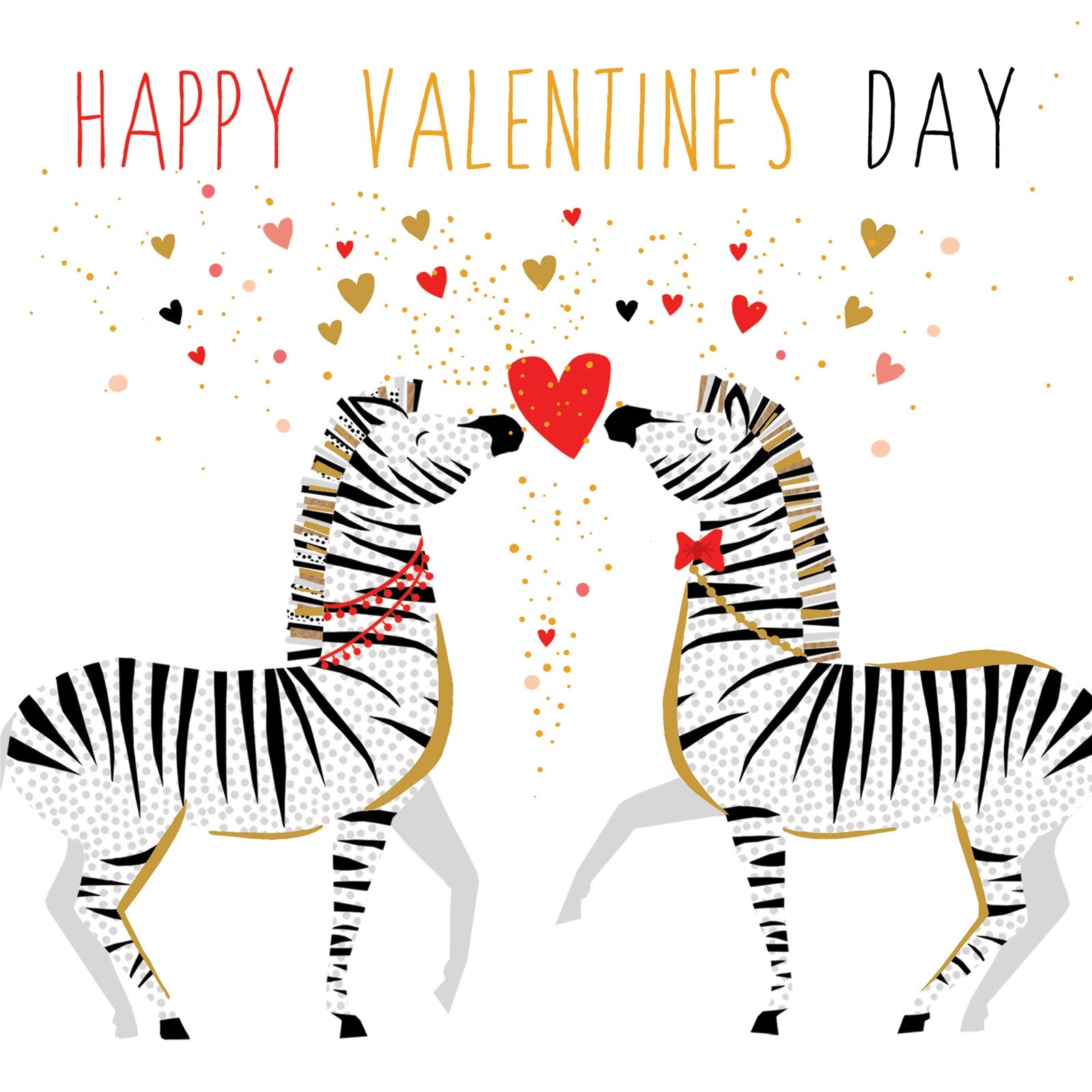 S185 Valentine's Day Zebras