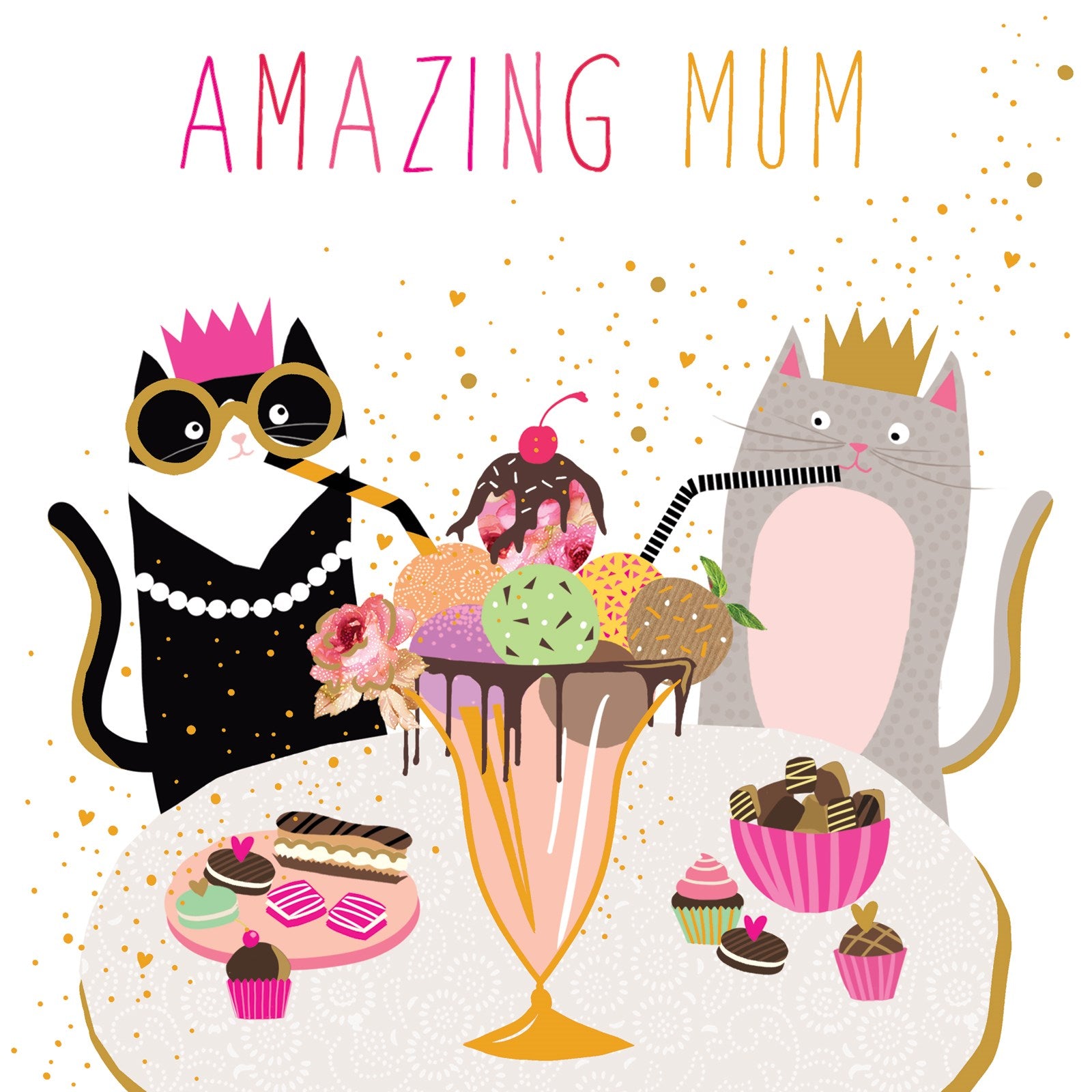 S616 Mother's Day Cats and Ice Cream