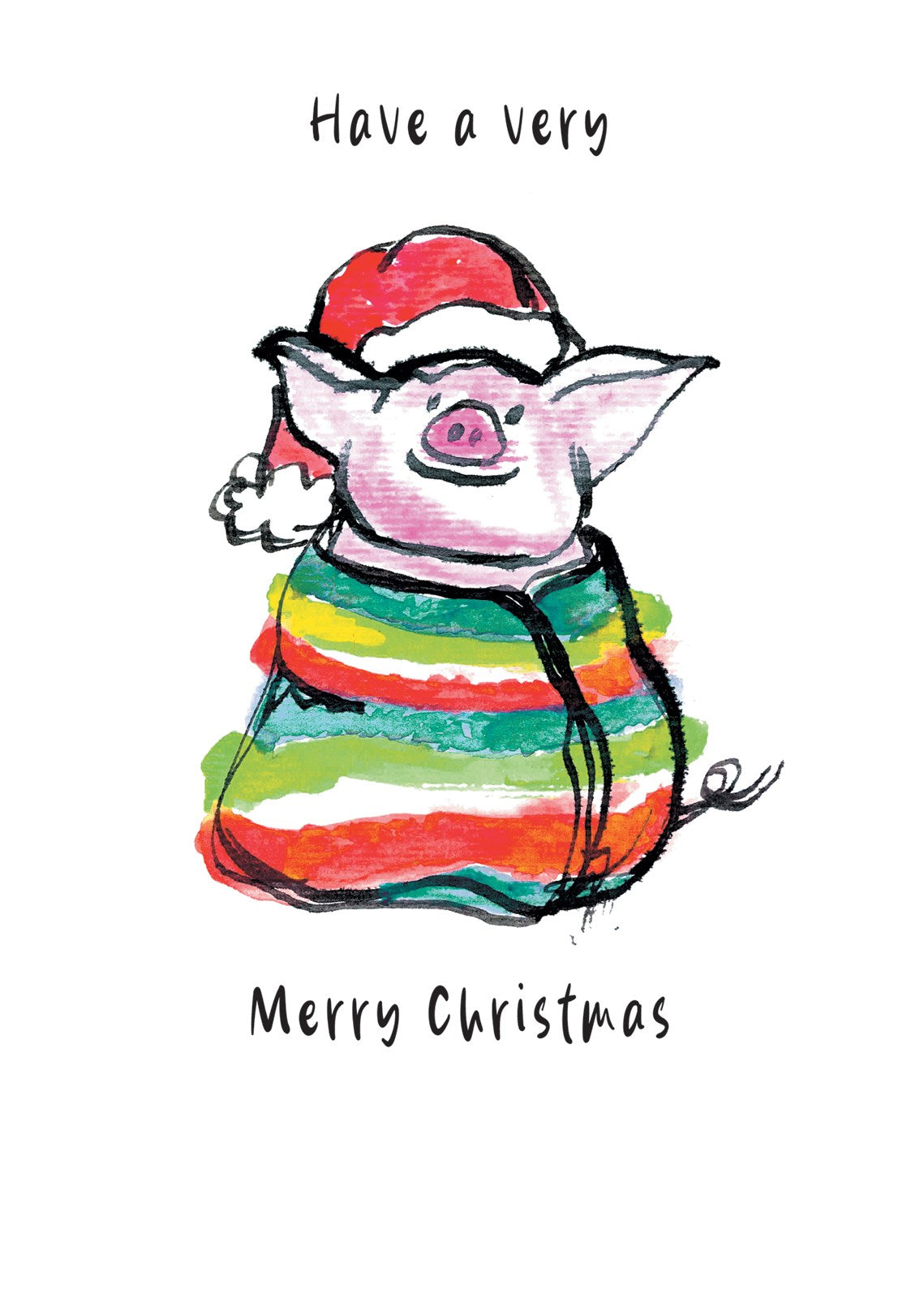 X012 Christmas Pig