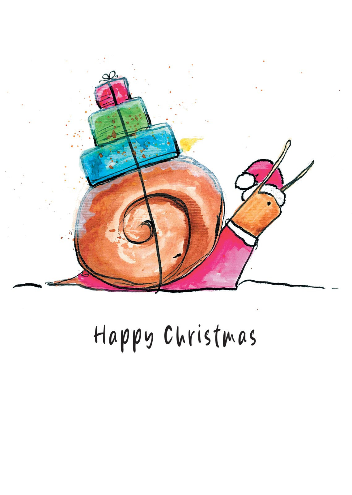 X014 Christmas Snail