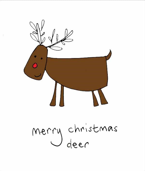 X805 Merry Christmas Deer