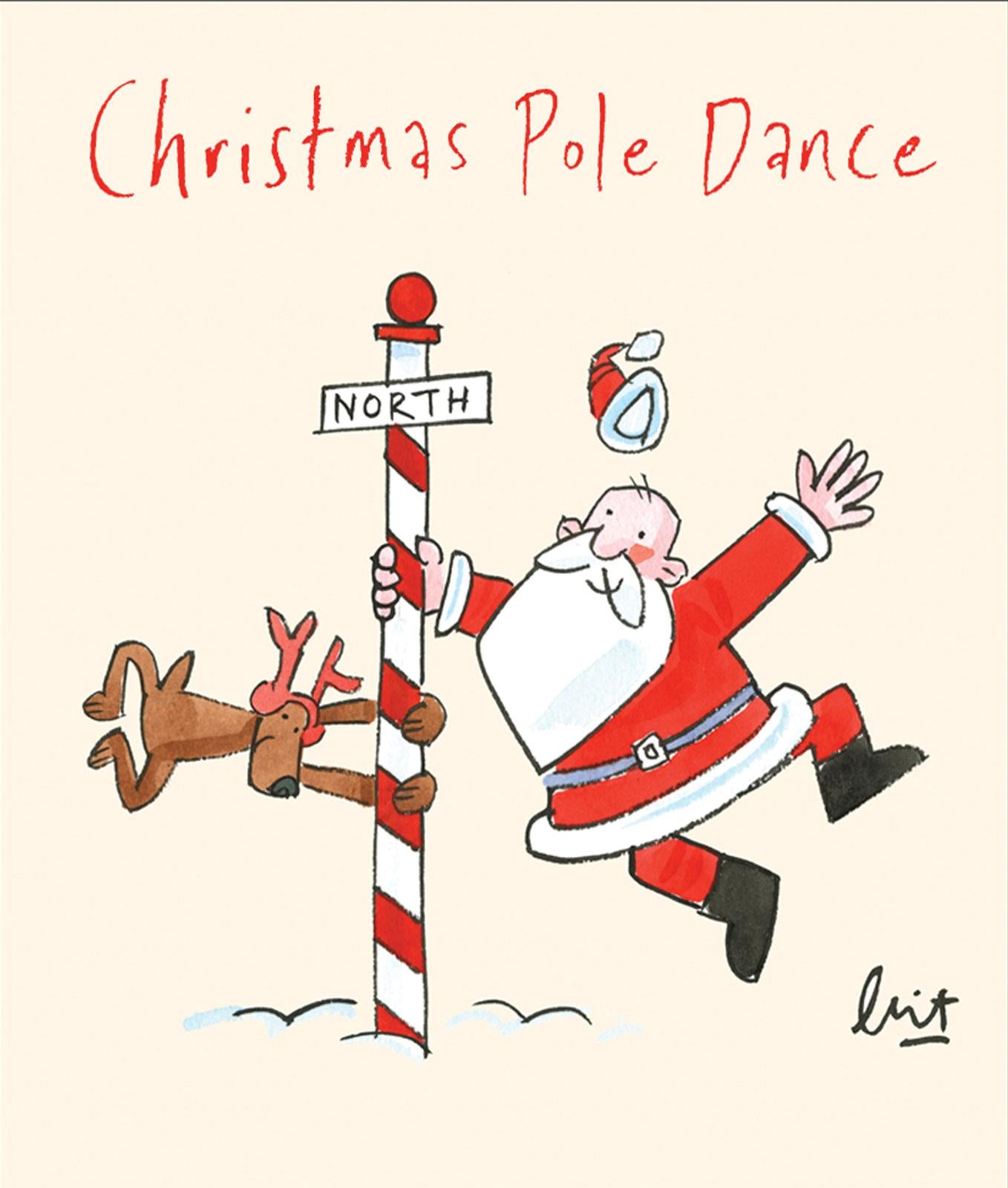 X825 Christmas Pole Dance