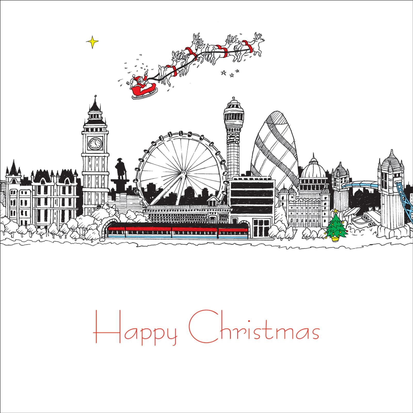 XL04 Christmas London Skyline